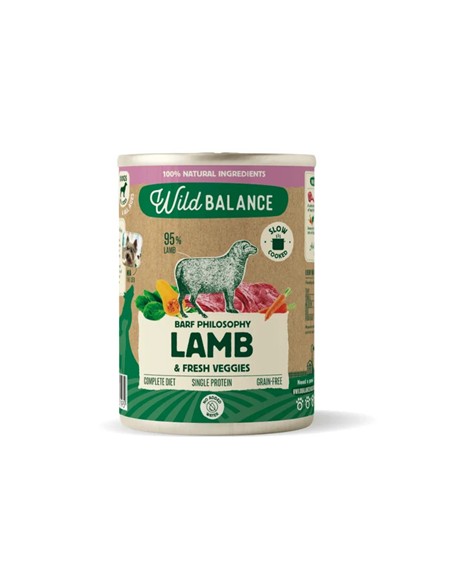 WB LATA BARF COCINADO CORDERO 400gr