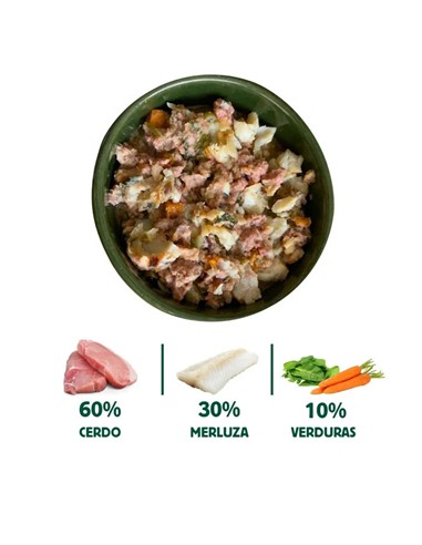WB LATA BARF COCINADO CERDO Y PESCADO 400gr