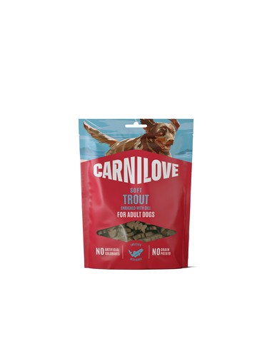 CARNILOVE SNACK SOFT TRUCHA 200gr