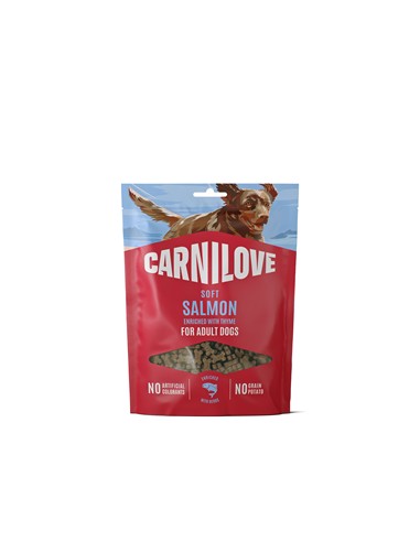 CARNILOVE SNACK SOFT SALMÓN 200gr