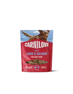 CARNILOVE JERKY CORDERO Y SALMÓN 100gr