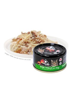 Volcán atún y pollo con boquerones 70gr