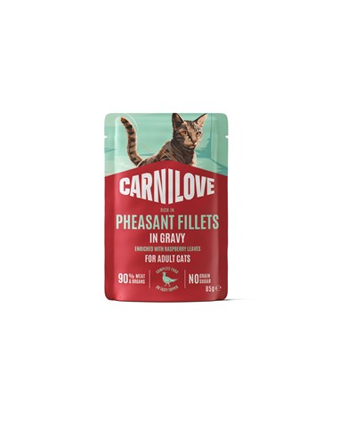 CARNILOVE POUCH EN SALSA FAISAN 85gr