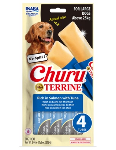 CHURU TARRINE BIG SALMÓN Y ATÚN 4uds