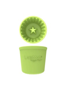 LickiMat yoggie pot verde