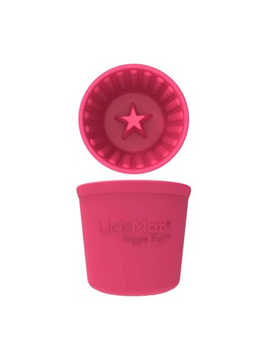 LickiMat yoggie pot rojo