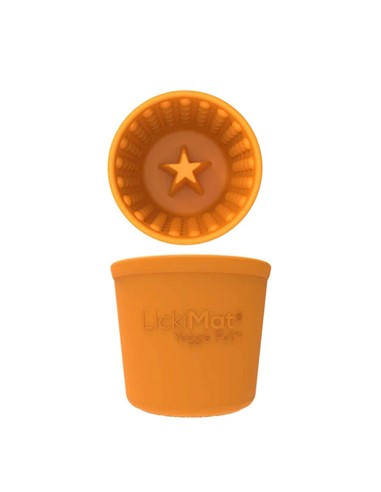 LickiMat yoggie pot naranja