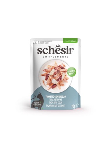 SCHESIR JELLY ATÚN Y MERLUZA 70gr