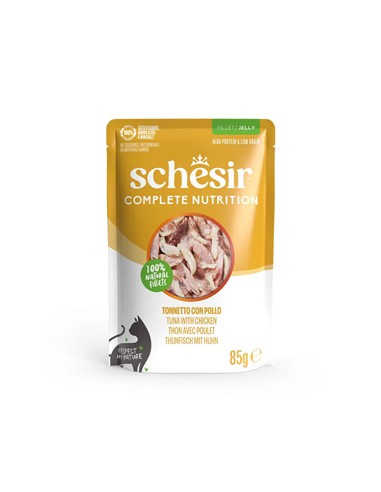 SCHESIR JELLY ATÚN Y POLLO 85gr