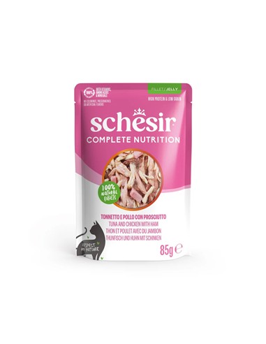 SCHESIR JELLY POLLO, ATÚN Y JAMÓN 85gr