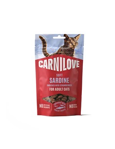 CARNILOVE GATO SNACK SOFT SARDINA
