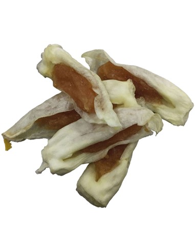OREJA DE CONEJO CON SALMÓN