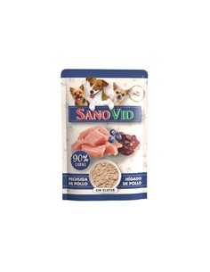 SANOVID POUCH PERRO HÍGADO DE POLLO 85gr
