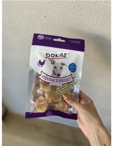Dokas pollo con plátano 70gr