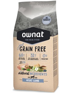 Ownat just grain free adult lamb 14kg
