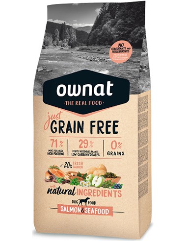 Ownat just grain free salmon 14kg