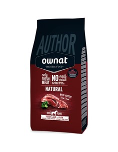 Ownat author lamb & pork 3kg